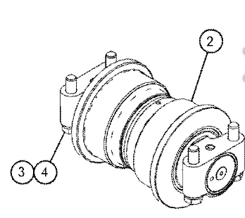 ROLLER TRACK CAT390F L/E390F L