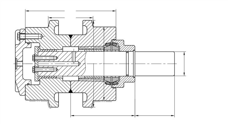 EC220D Top Roller